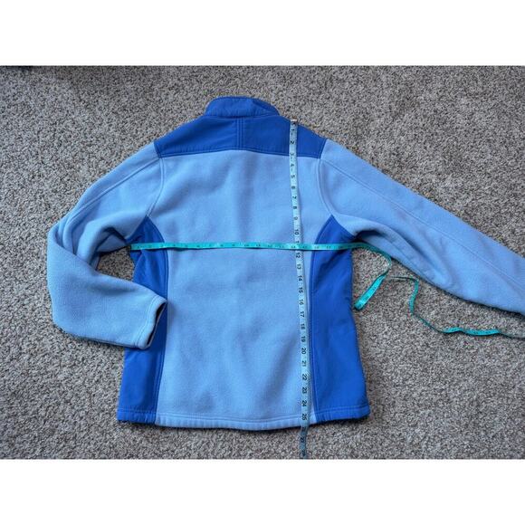 Vintage L.L. Bean Polartec women's Fleece/jacket/Sweater, Small; Blue; full zip - Picture 3 of 12